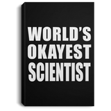 World's Okayest Scientist - Canvas Portrait
