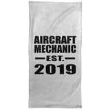 Aircraft Mechanic Established EST. 2019 - Hand Towel