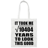 102nd Birthday Took Square Root of 10404 Years To Look Good - Tote Bag White