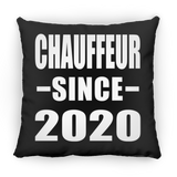 Chauffeur Since 2020 - Throw Pillow Black
