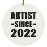 Artist Since 2022 - Circle Ornament