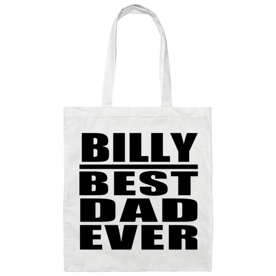 Billy Best Dad Ever - Tote Bag White