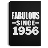 68th Birthday Fabulous Since 1956 - Canvas Portrait