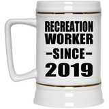 Recreation Worker Since 2019 - Beer Stein