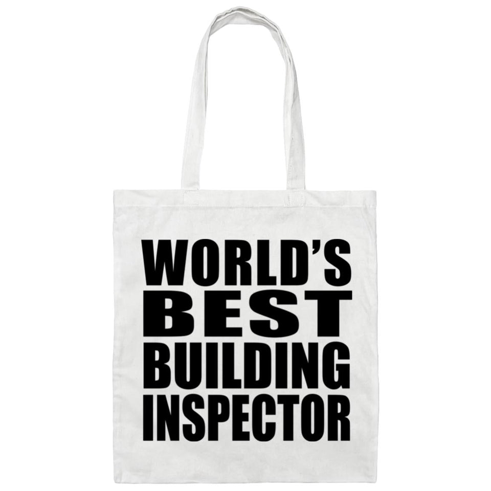 World's Best Building Inspector - Tote Bag White