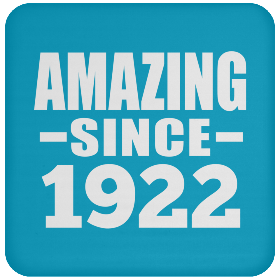 102nd Birthday Amazing Since 1922 - Drink Coaster