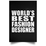 World's Best Fashion Designer - Poster Portrait