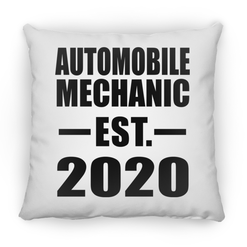 Automobile Mechanic Established EST. 2020 - Throw Pillow