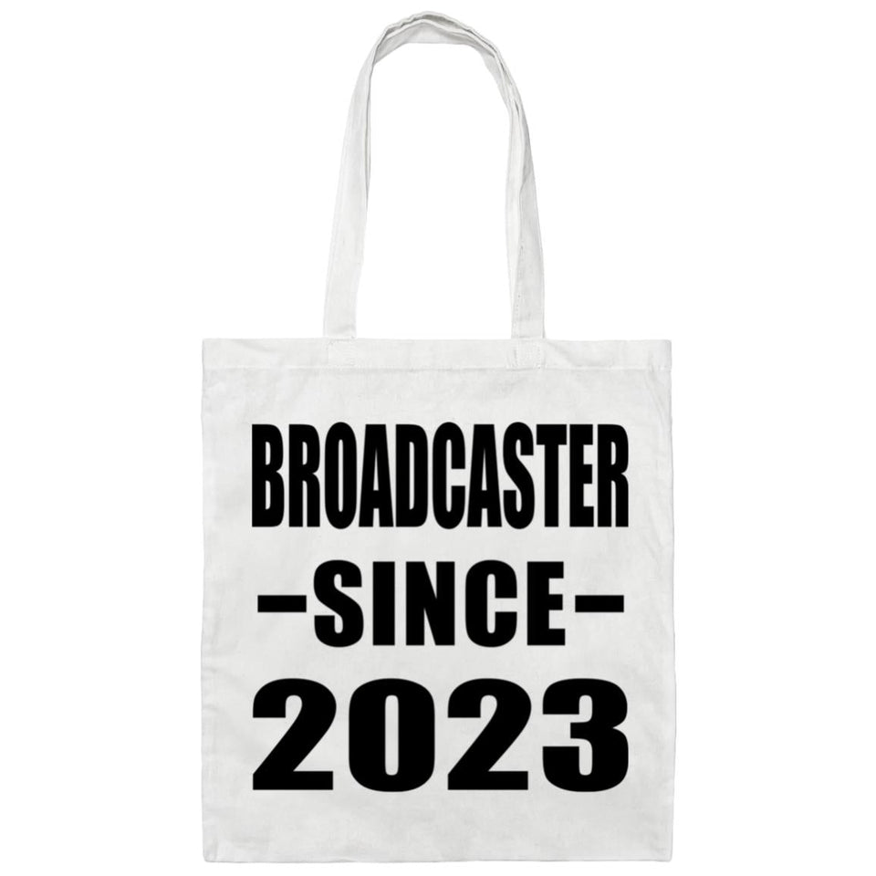 Broadcaster Since 2023 - Tote Bag White