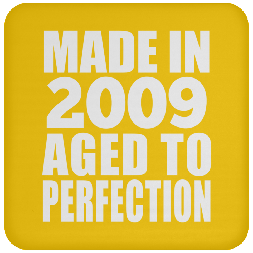 15th Birthday Made In 2009 Aged to Perfection - Drink Coaster