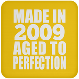 15th Birthday Made In 2009 Aged to Perfection - Drink Coaster