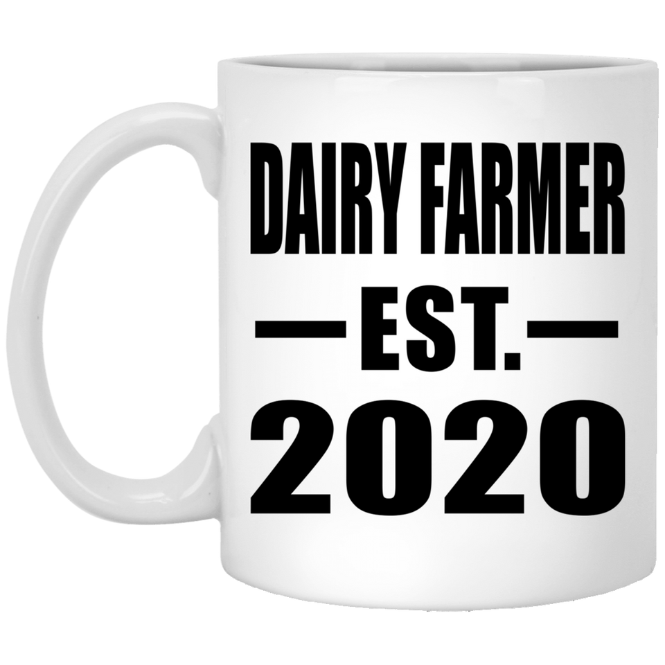 Dairy Farmer Established EST. 2020 - 11oz Coffee Mug