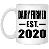 Dairy Farmer Established EST. 2020 - 11oz Coffee Mug