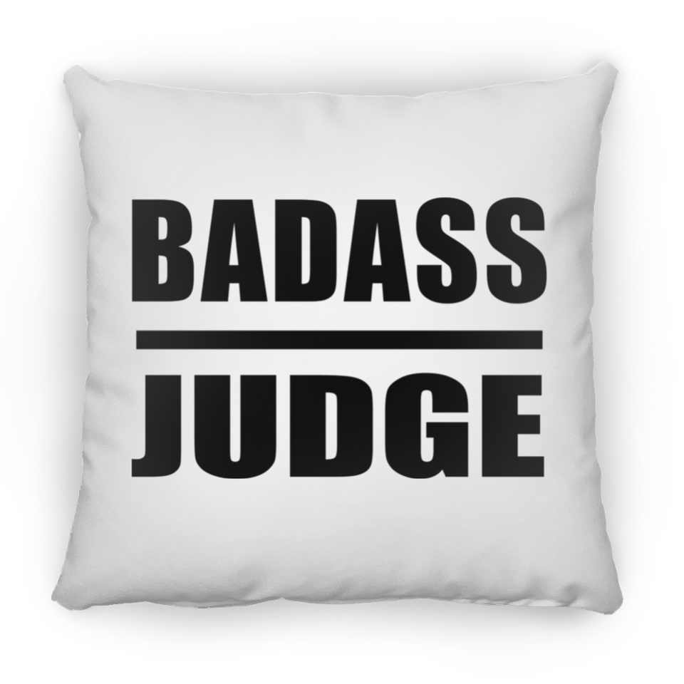 Badass Judge - Throw Pillow