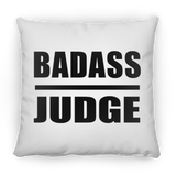 Badass Judge - Throw Pillow