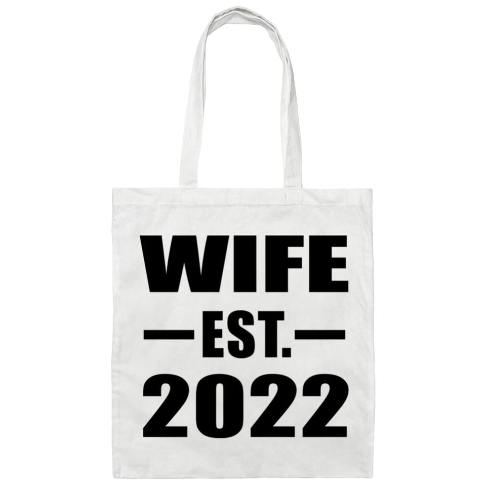 Wife Established EST. 2022 - Tote Bag White