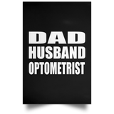 Dad Husband Optometrist - Poster Portrait