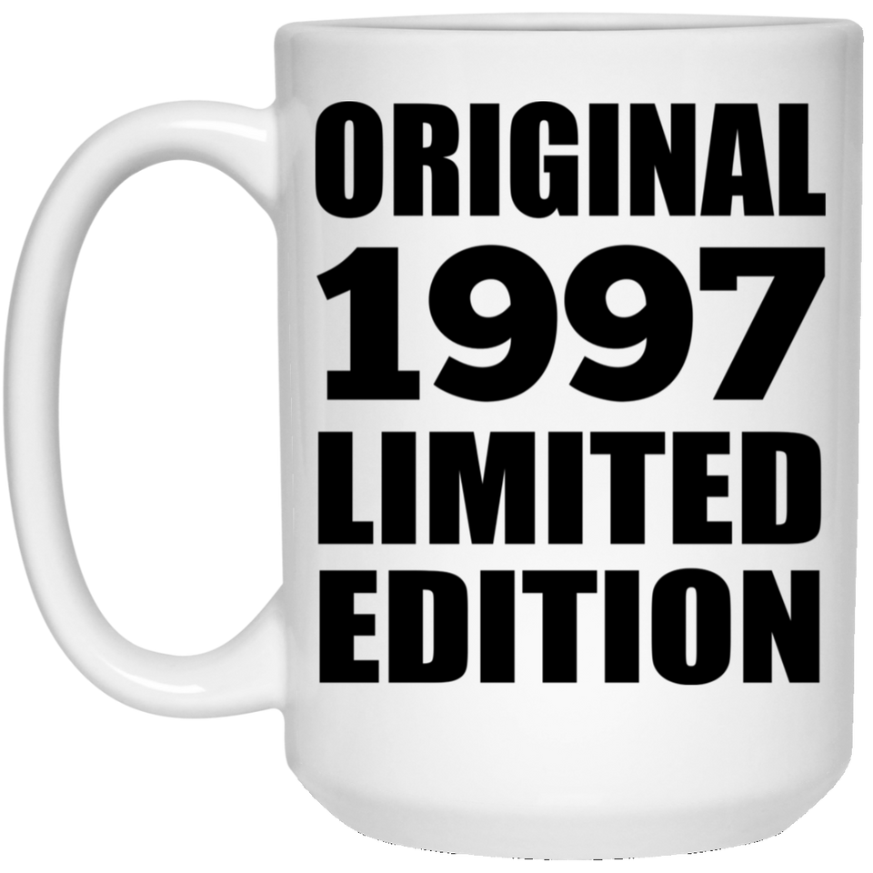 27th Birthday Original 1997 Limited Edition - 15oz Coffee Mug