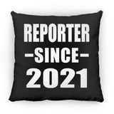 Reporter Since 2021 - Throw Pillow Black
