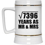 86th Anniversary Square Root of 7396 Years As Mr & Mrs - Beer Stein