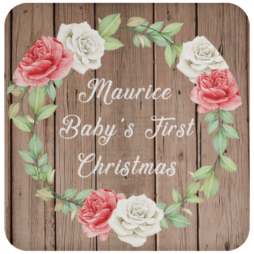 Maurice Baby's First Christmas - Drink Coaster B