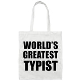 World's Greatest Typist - Tote Bag White