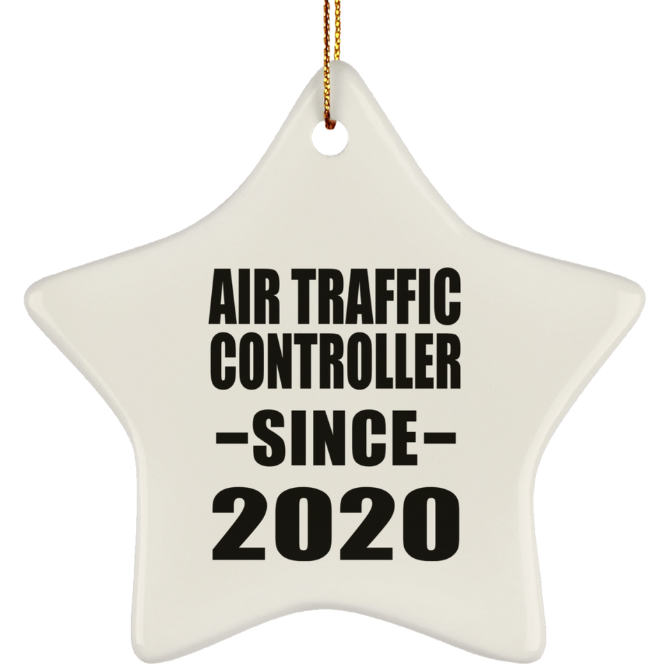 Air Traffic Controller Since 2020 - Star Ornament
