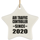 Air Traffic Controller Since 2020 - Star Ornament