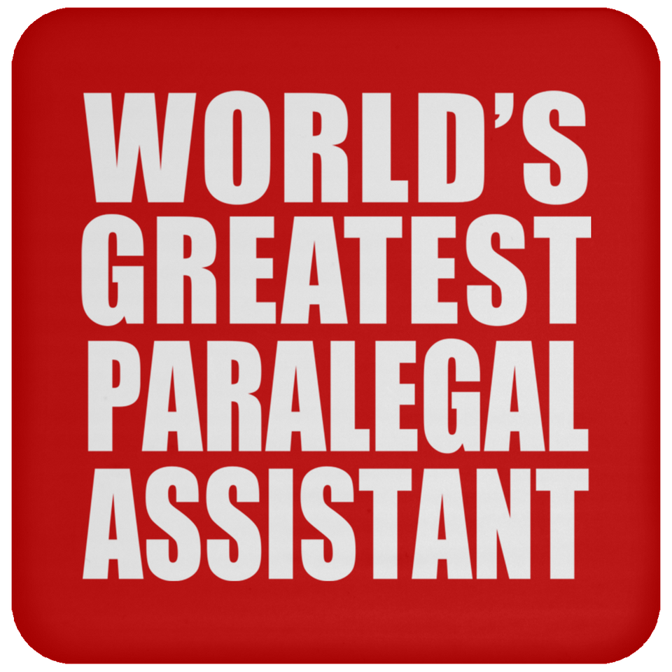 World's Greatest Paralegal Assistant - Drink Coaster