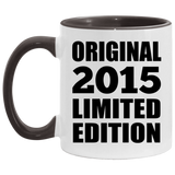 9th Birthday Original 2015 Limited Edition - 11oz Accent Mug Black