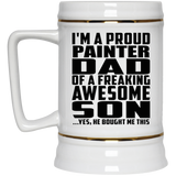 Proud Painter Dad Of Awesome Son - Beer Stein