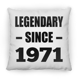 53rd Birthday Legendary Since 1971 - Throw Pillow