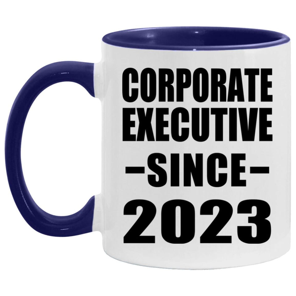 Corporate Executive Since 2023 - 11oz Accent Mug Purple