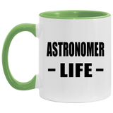 Astronomer Life - 11oz Accent Mug Green