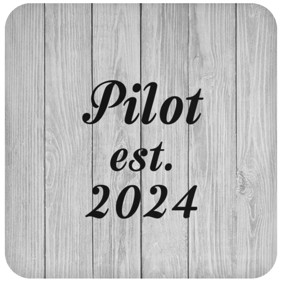 Pilot Established Est. 2024 - Drink Coaster F