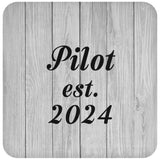 Pilot Established Est. 2024 - Drink Coaster F