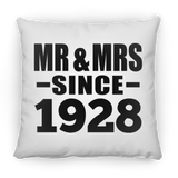 96th Anniversary Mr & Mrs Since 1928 - Throw Pillow