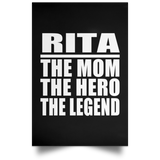Rita The Mom The Hero The Legend - Poster Portrait