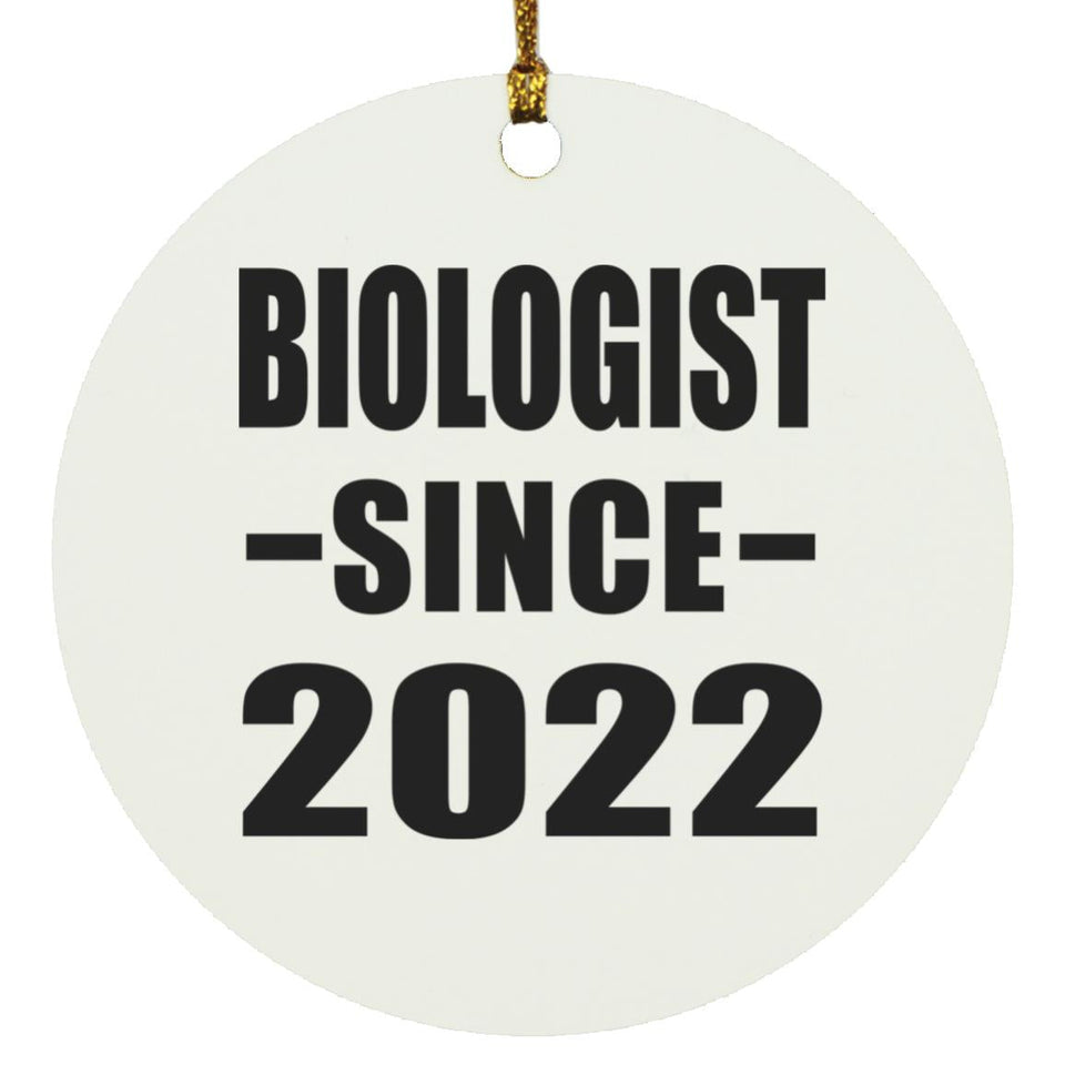 Biologist Since 2022 - Circle Ornament