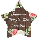 Maureen Baby's First Christmas - Star Ornament A