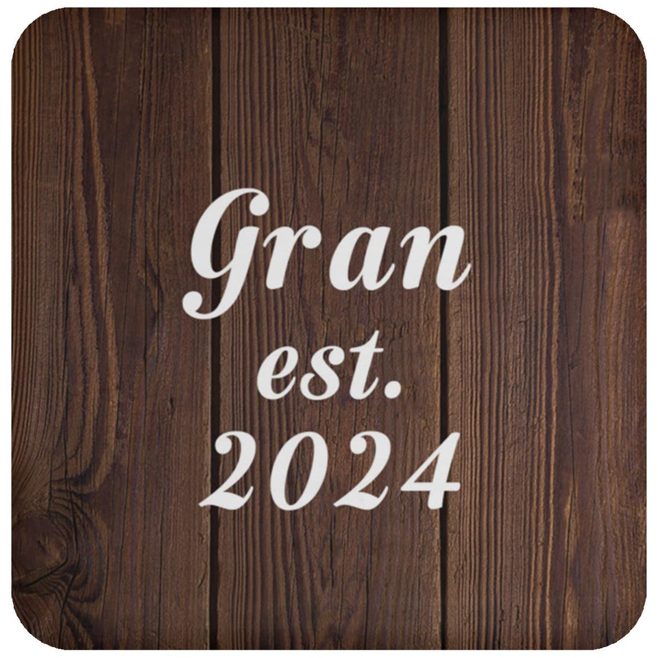 Gran Established EST. 2024 - Drink Coaster D