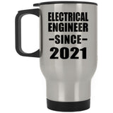 Electrical Engineer Since 2021 - Silver Travel Mug