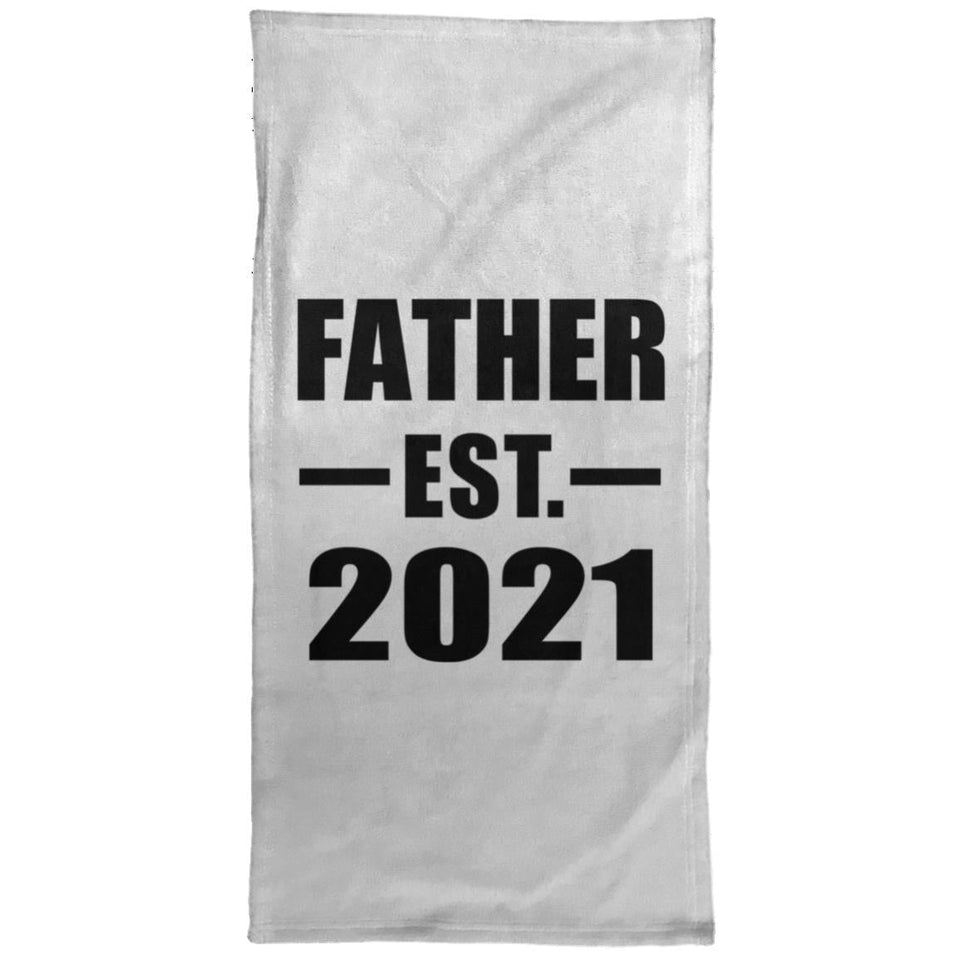 Father Established EST. 2021 - Hand Towel