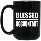 Blessed Accountant - 15oz Coffee Mug Black