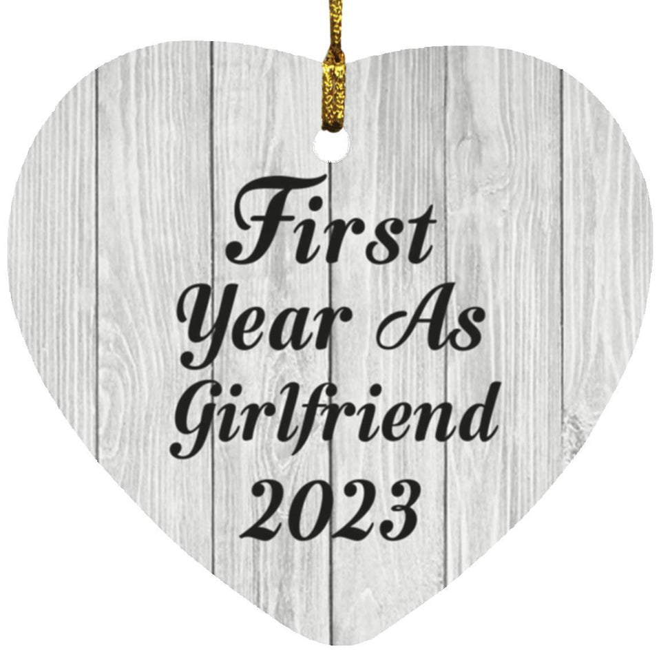 First Year As Girlfriend 2023 - Heart Ornament F