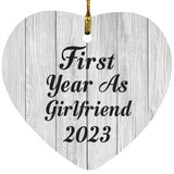 First Year As Girlfriend 2023 - Heart Ornament F
