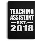 Teaching Assistant Established EST. 2018 - Canvas Portrait