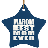 Marcia Best Mom Ever - Star Ornament