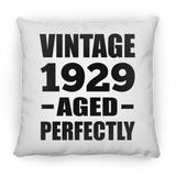 95th Birthday Vintage 1929 Aged Perfectly - Throw Pillow