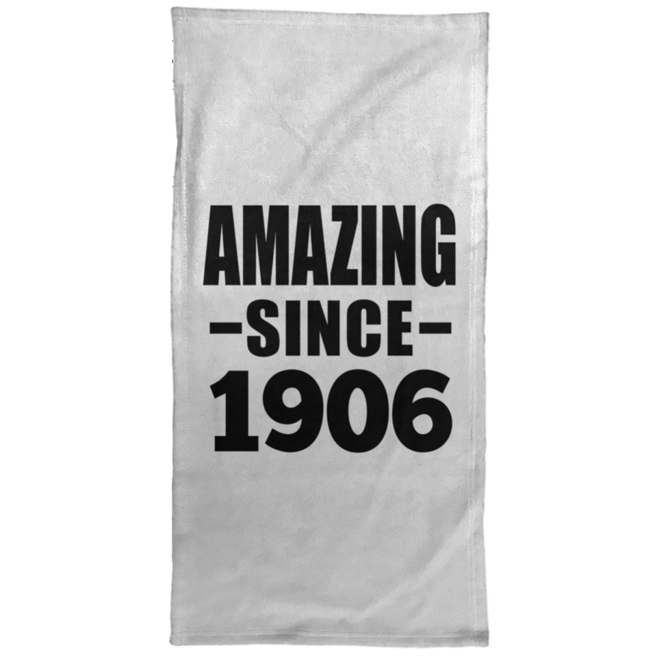 118th Birthday Amazing Since 1906 - Hand Towel